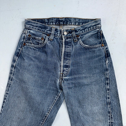 Levis 501 VTG 70s SS Redline Selvedge Jeans XX Med Wash 29x33 Act 26x29