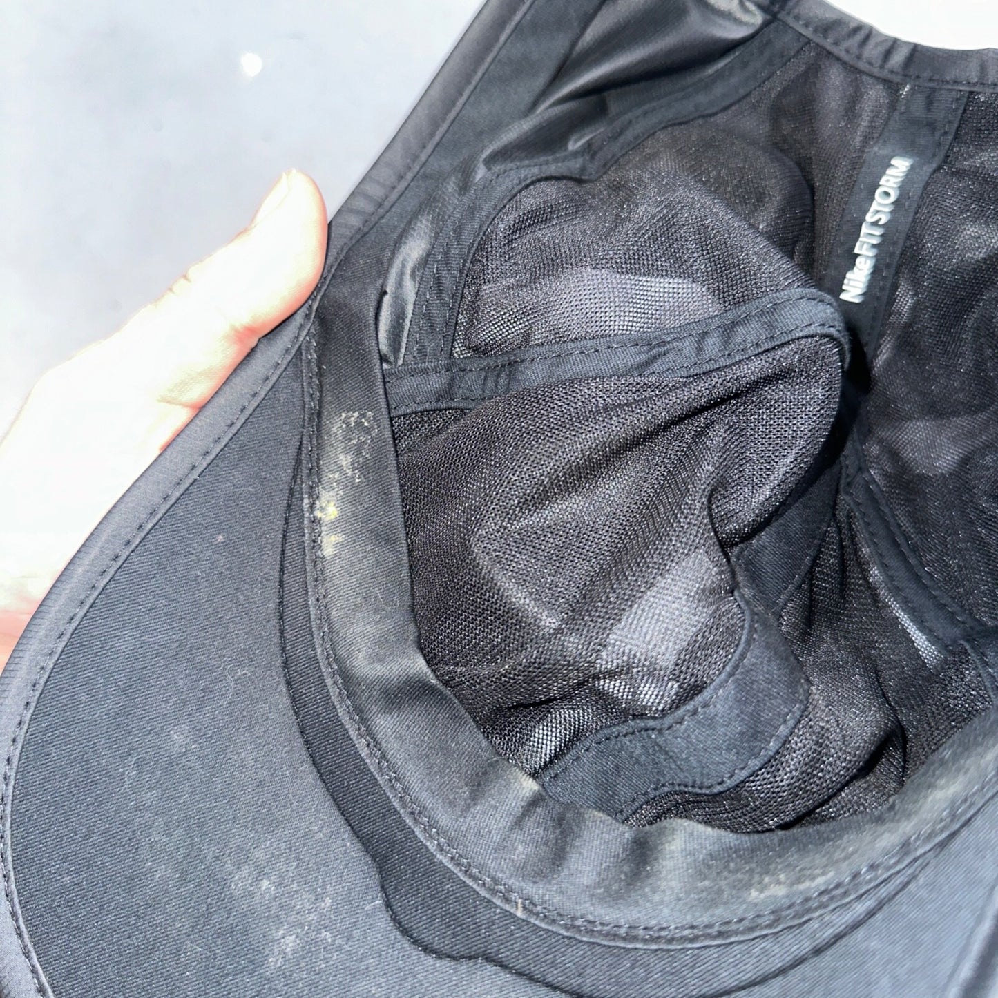 Nike Vintage Hat Cap Strap Back Swoosh Mesh Panel Tailwind Mens 90s Air Max