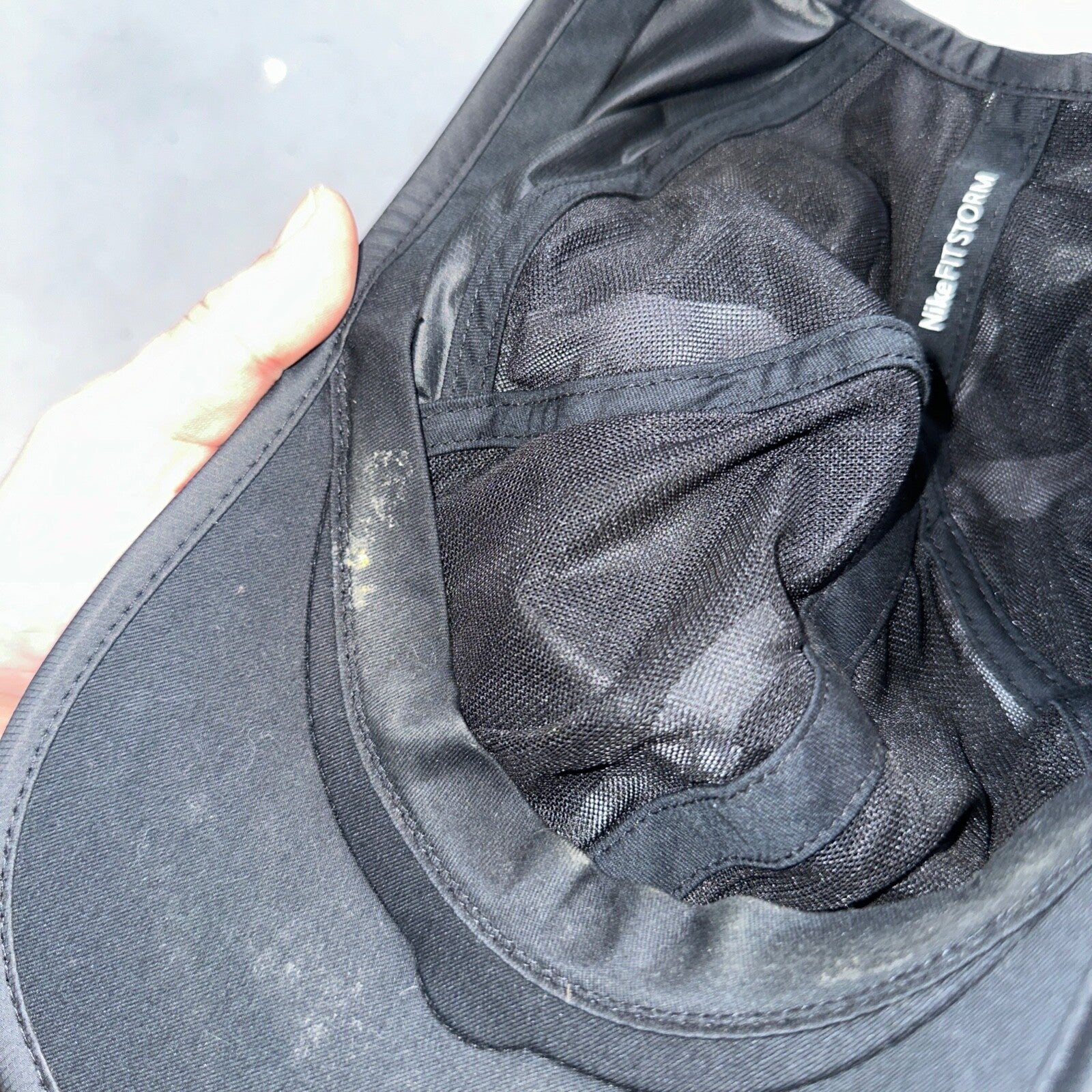 Nike Vintage Hat Cap Strap Back Swoosh Mesh Panel Tailwind Mens 90s Air Max