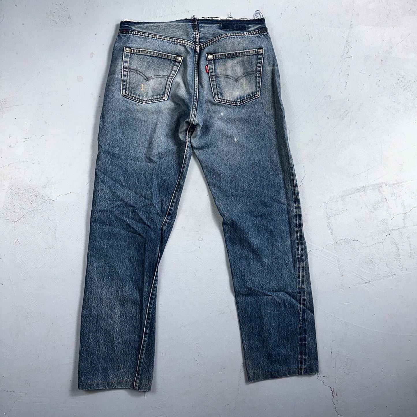 Levis 501 Vintage 80s Redline Selvedge USA XX Jeans Med Wash 31x36 Act 30x30