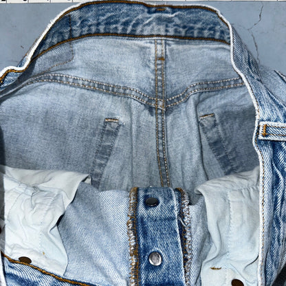 Levis 501 Vintage 90s USA XX Straight Leg Jeans Blue Light Wash 34x34 Act 32x32