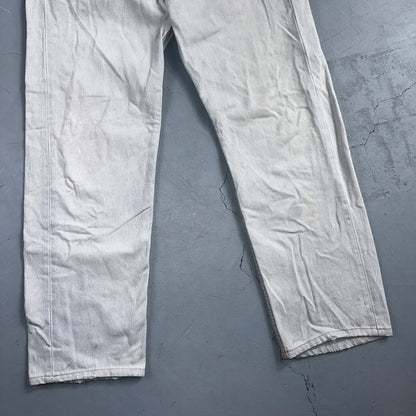 Levis 501 Vintage 90s USA XX Straight Leg Jeans Blue Light Wash 32x34 Act 29x26