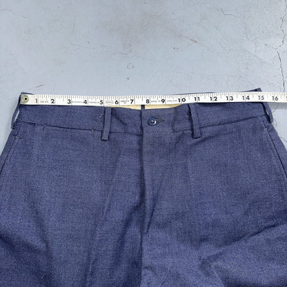 ORIGINAL WWII US ARMY M1944 WOOL COMBAT FIELD TROUSERS- SMALL 32 WAIST BLUE NAVY