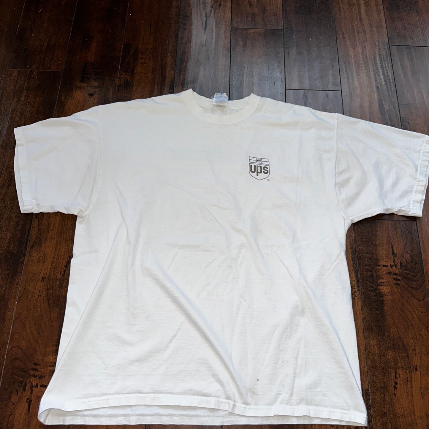 UPS Driver Brown Y2K Vintage T Shirt Cool Driving Packages Delivery Fast Smoke