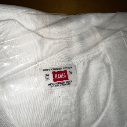 1960s Hanes Vintage White Blank T Shirt Mens Rockabilly Lot Of 6 Pack 60s 50s