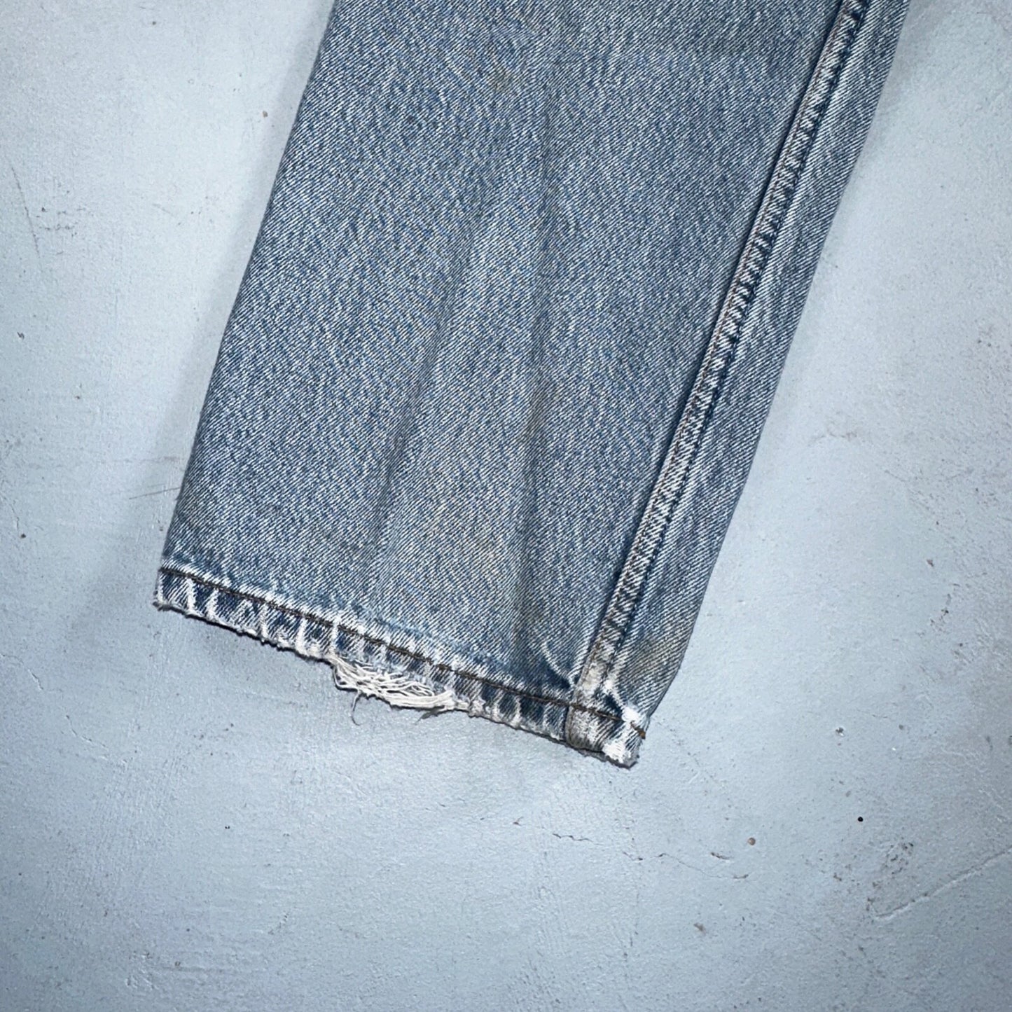 Levis 501 Vintage Y2K XX Straight Leg Jeans 90s Blue Light Wash 33x30 Act 32x28