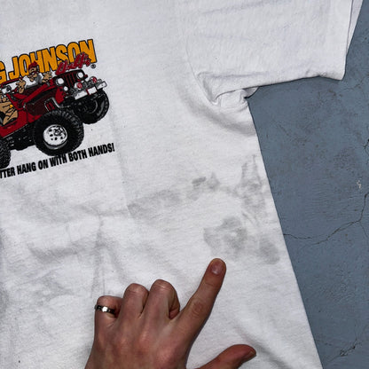 Big Johnson VTG 1997 Racing Naughty Humor Joke Single Stitch 90s Trucks Funny