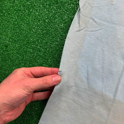 Nike Vintage T Shirt USA 70s 80s Quad Swoosh Block Print Running Oregon Geisha