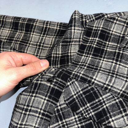 Pendleton Board Shirt Mens M 1960s Plaid Wool Long Sleeve VTG USA Loop Collar