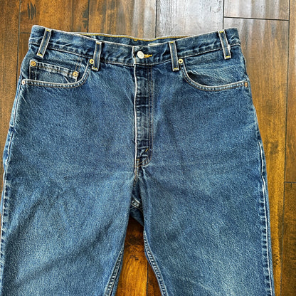 Levis 517 Vintage 90s Med Wash Jeans Boot Cut Mexico Y2K 36x30 Act 34x28