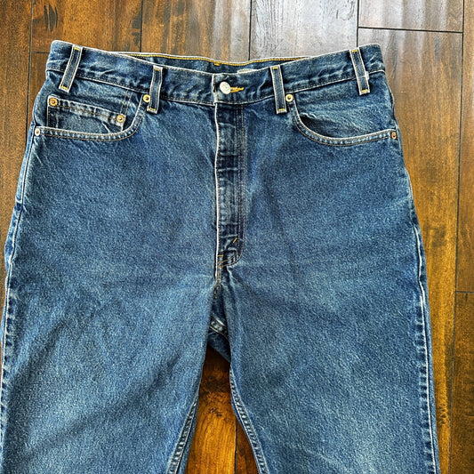Levis 517 Vintage 90s Med Wash Jeans Boot Cut Mexico Y2K 36x30 Act 34x28