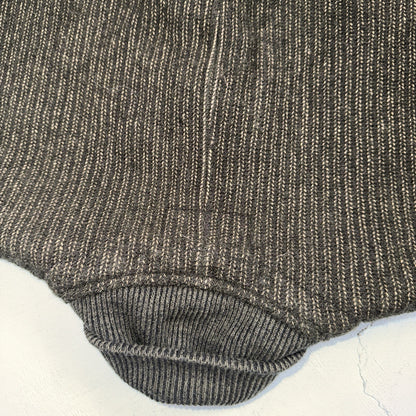 RRL Double RL Ralph Lauren Browns Beach Knit Jacket Black Gray Snap Size Small