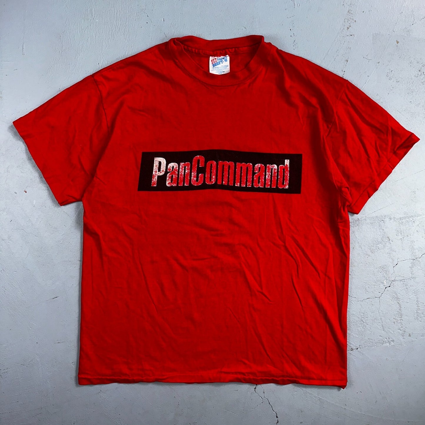 Hanes Pan Command Hot VTG T Shirt Single Stitch Computer Random Graphic Auto L