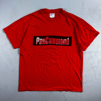 Hanes Pan Command Hot VTG T Shirt Single Stitch Computer Random Graphic Auto L