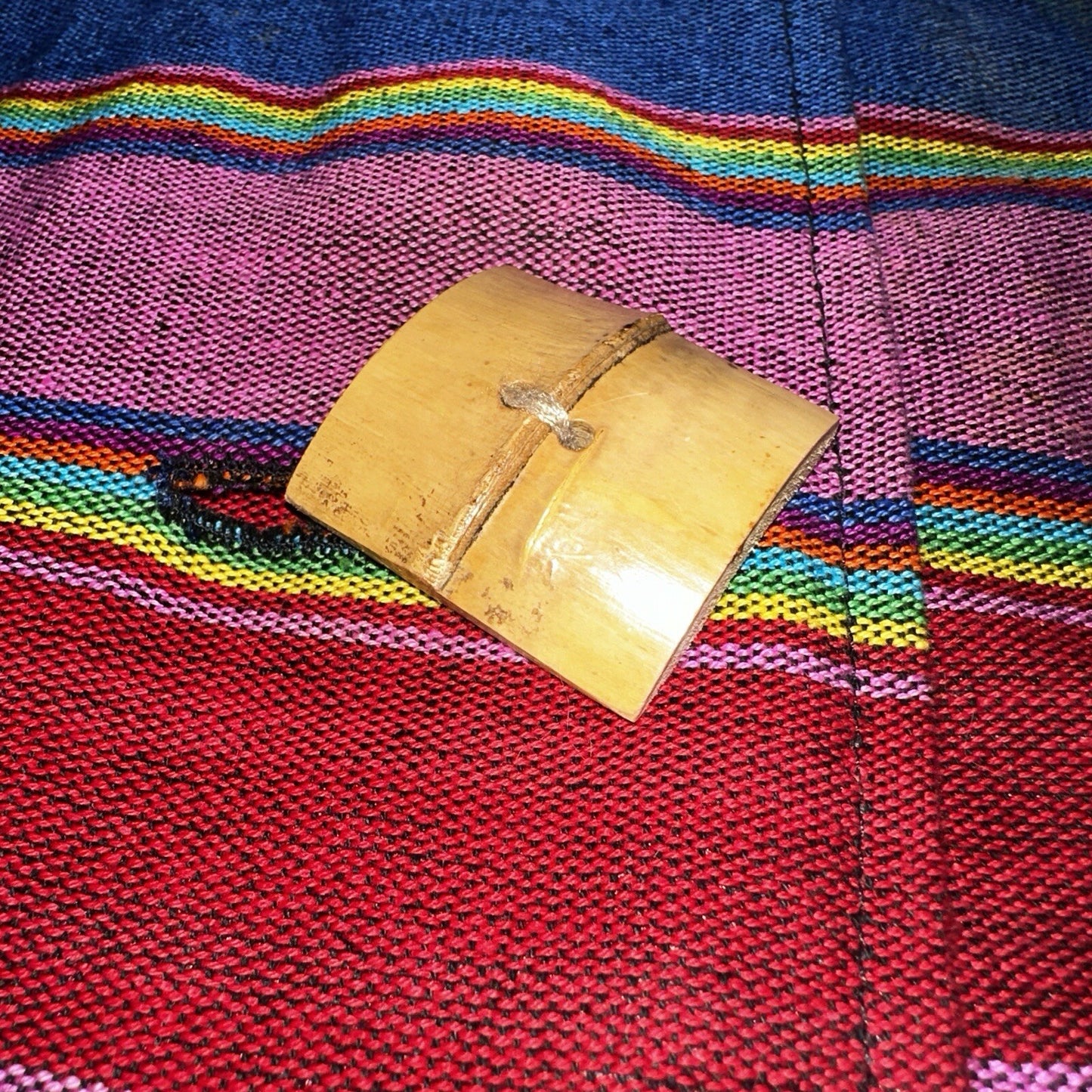 Norm Thompson VTG 80s Rainbow Striped Oversized Button Down Blazer/Jacket XL