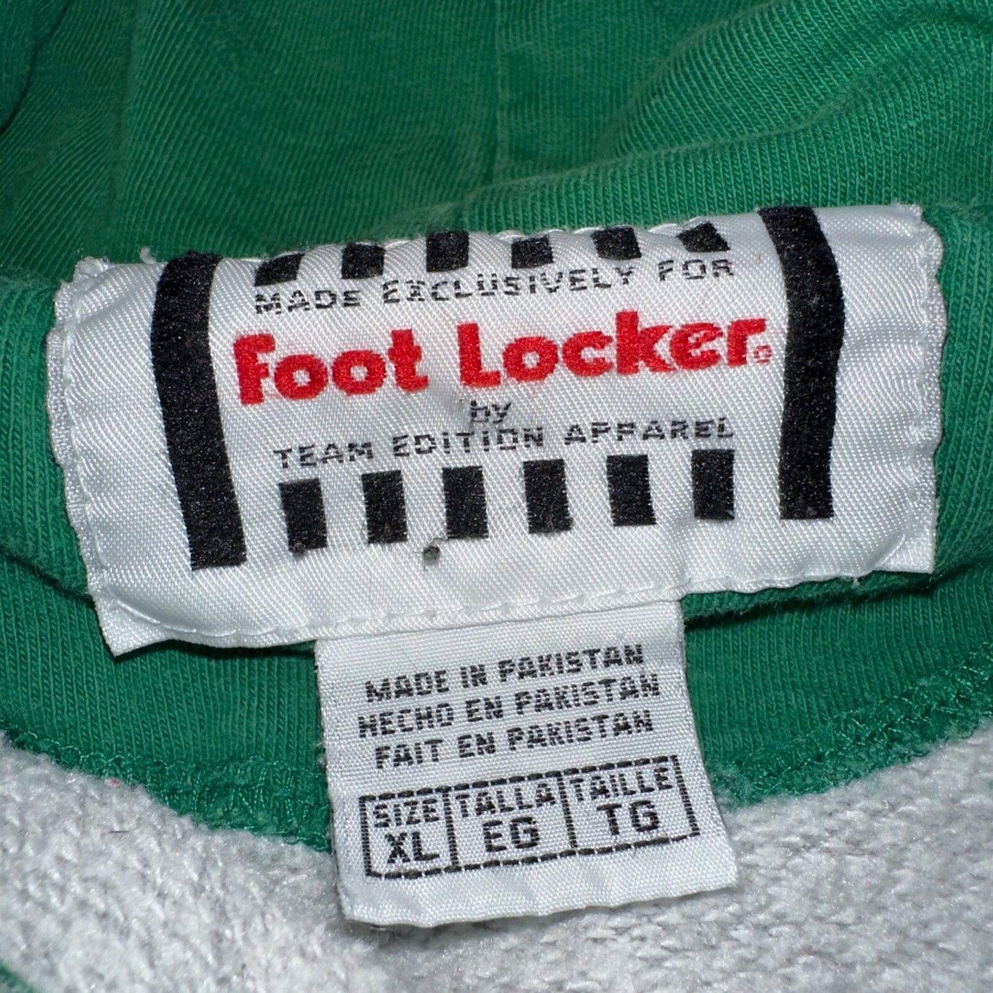 Oregon XL Vintage 90s Foot Locker Hoodie Sweatshirt Pullover Gray Athletic