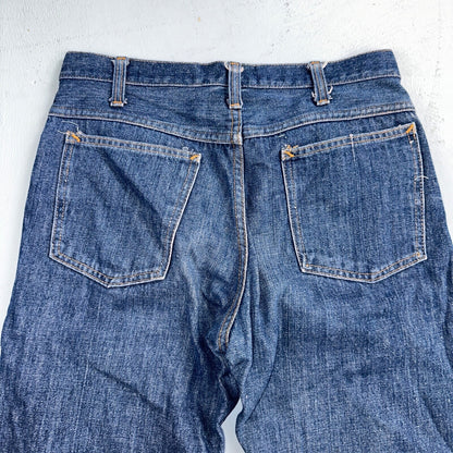 1970s VTG Workwear Denim Jeans Size 30x29 70s Rockabilly 501 High Rise Talon
