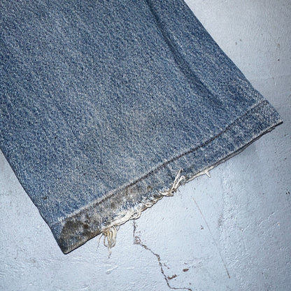 Levis 501 Vintage 90s Europe Straight Leg Jeans Blue Light Wash 36x36 Act 34x29