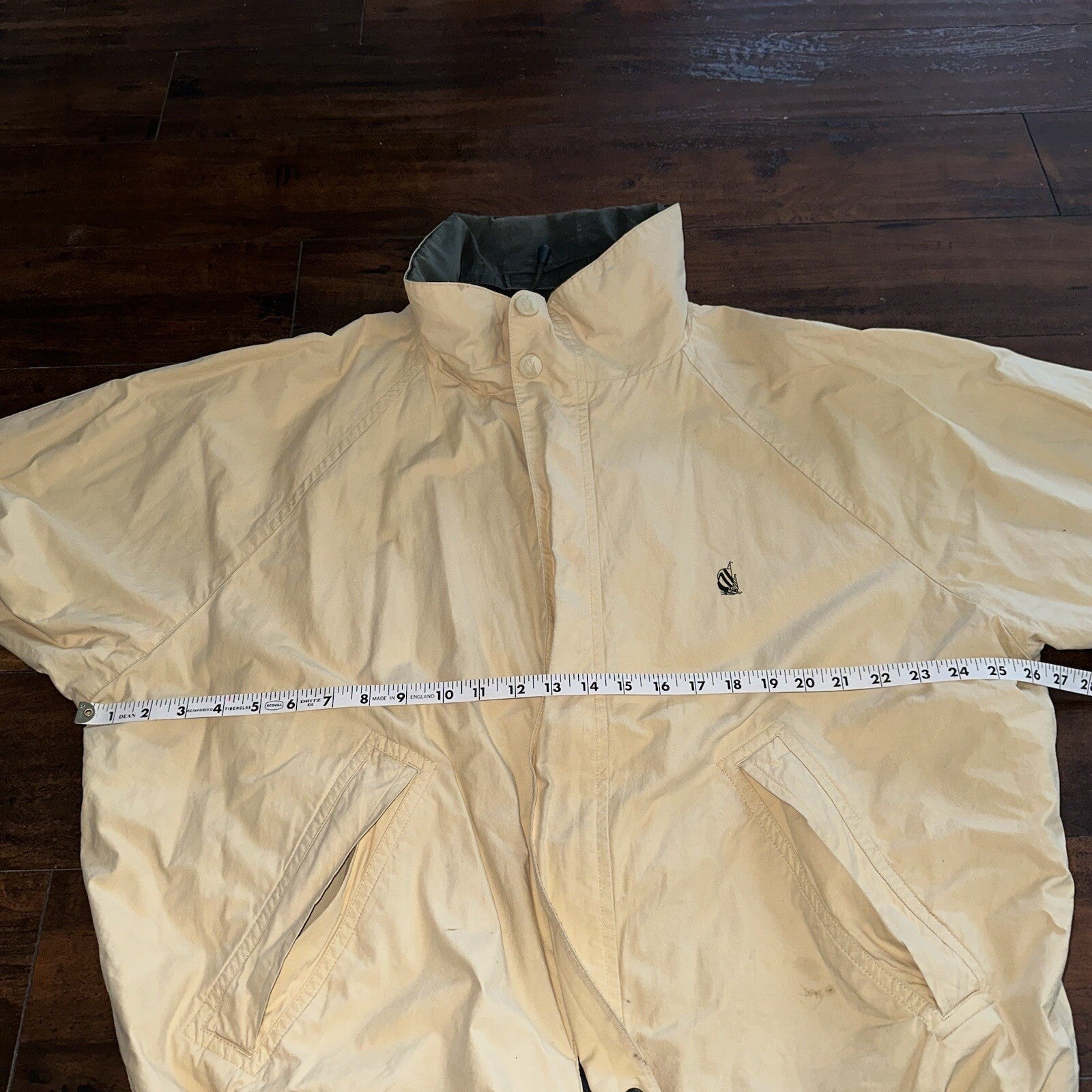 VTG 90s Nautica Reversible 90s Green Sport Jacket XL Green White Colorblock Sail