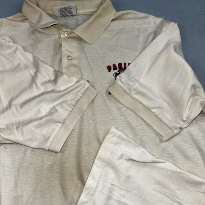 Vintage UOP Pacific Baseball Polo Shirt Crystal Springs NCAA 80s Tigers Rare