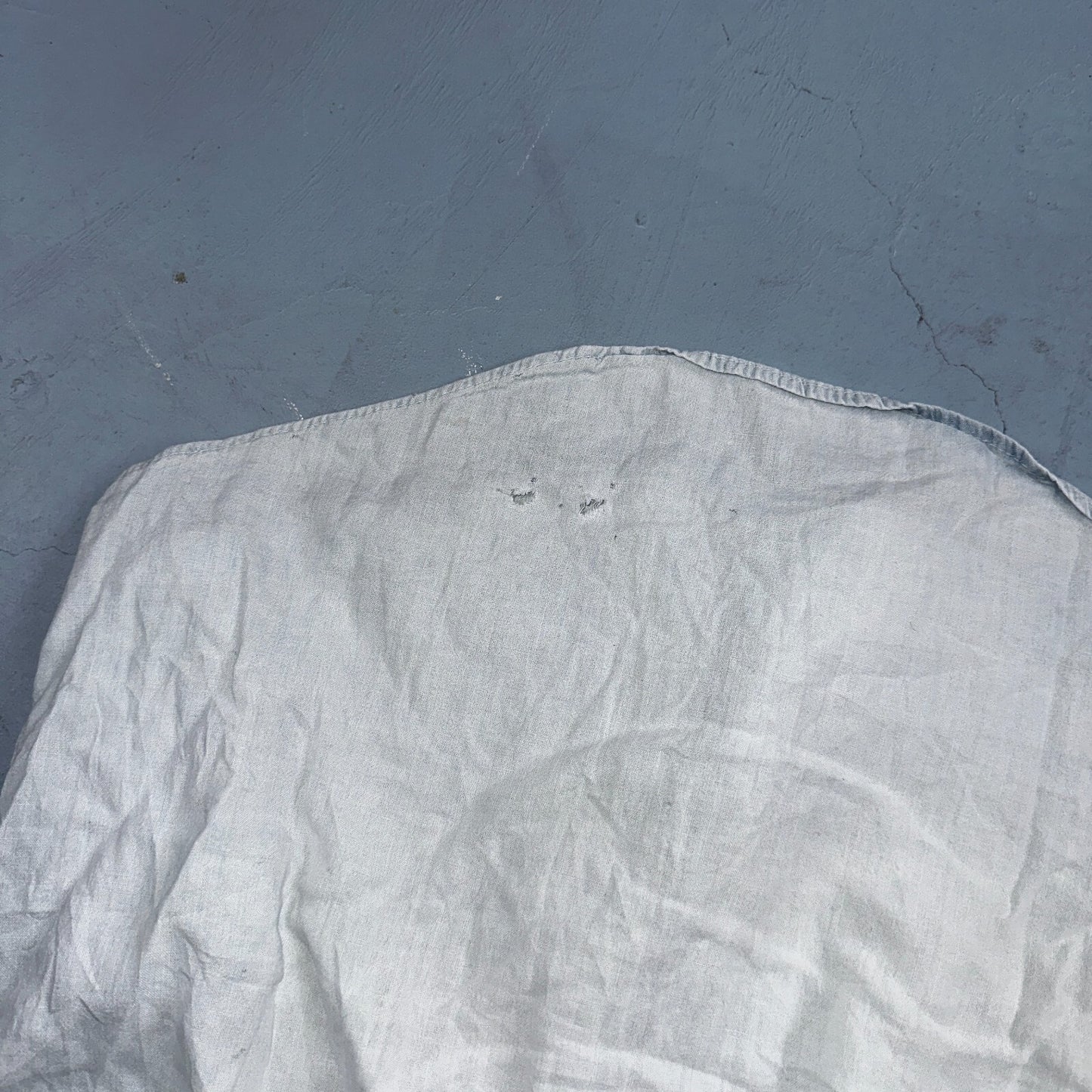 Vintage 70s Kmart Chambray Western Men’s Shirt Size L Embroidery Thrashed Rare