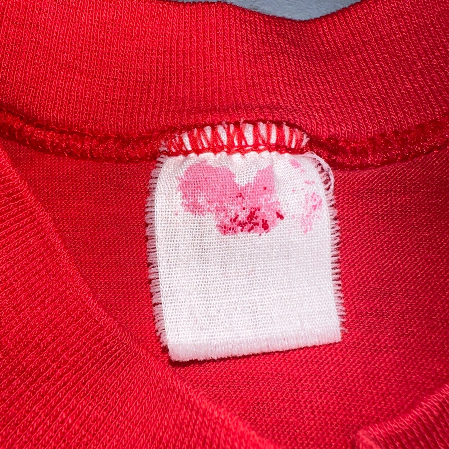 1970s USA VTG T Shirt Red No Print Lot 1 Single Stitch Basic Tee Simple