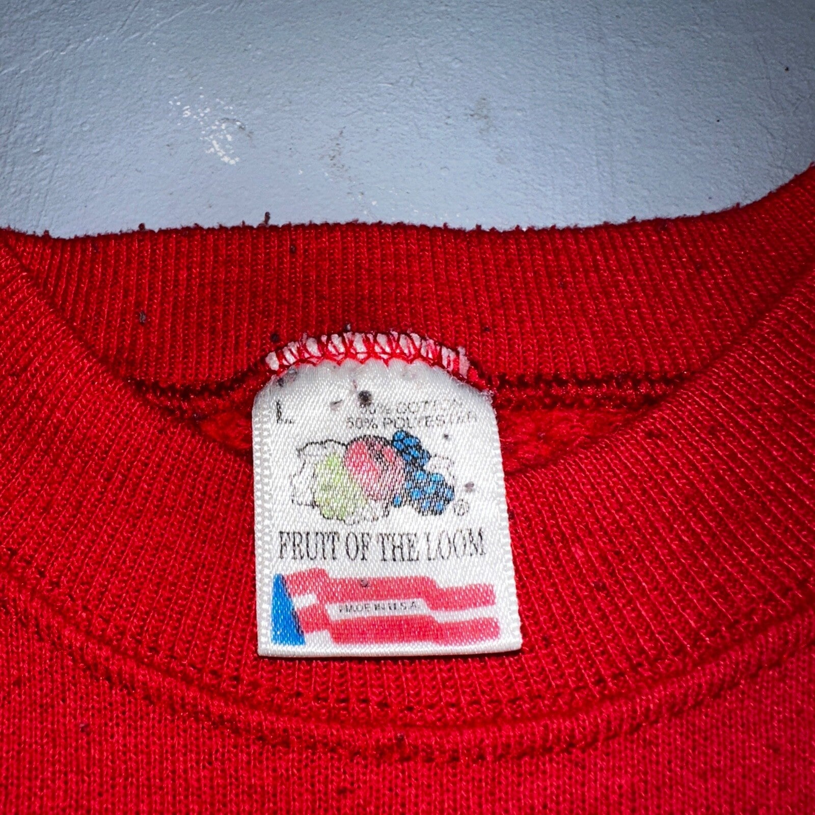 USMC Marine Corp USA VTG 90s Sweatshirt Crewneck Red Semper Fidelis FOTL Rare