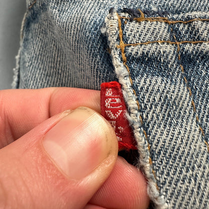 Levis 517 Vintage 70s SS USA Red Tab Bootcut Flare Blue Jeans Talon Act 29x32