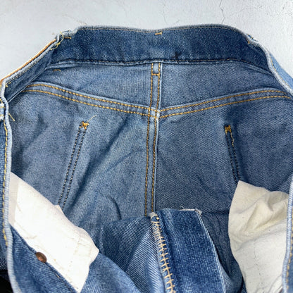 Lee VTG 80 Riders Denim Boot Cut Flare Jeans USA 34x31 Med Wash Cowboy 1980s
