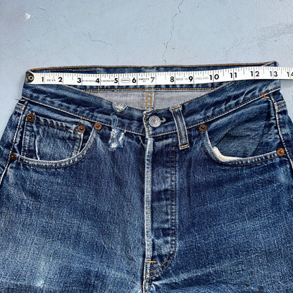 Levis 501 Big E Vintage 60s Redline Selvedge USA XX 1960s Jeans Skinny Act 26x23
