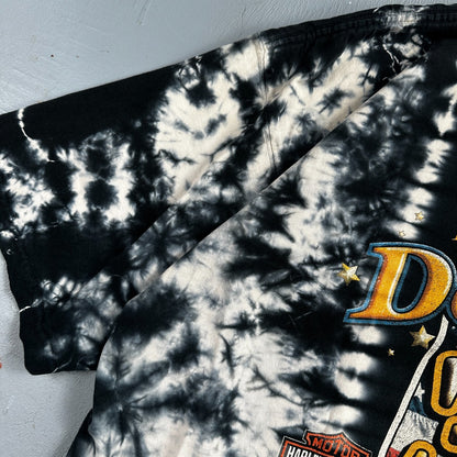 Harley Davidson Dothan Alabama  VTG T Shirt Motorcycle Bike Graphic USA Tye Dye