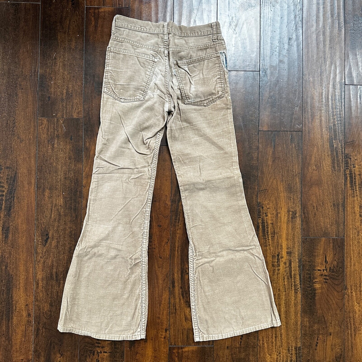 VTG Levi's 684 Corduroy Pants Bell Bottom USA 28x29 Boot Cut 1970s 70s Brown