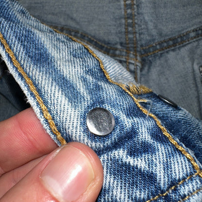 Levis 501 Vintage 90s Mexico Straight Leg Jeans 36x34 Y2K Light Wash Act 34x34