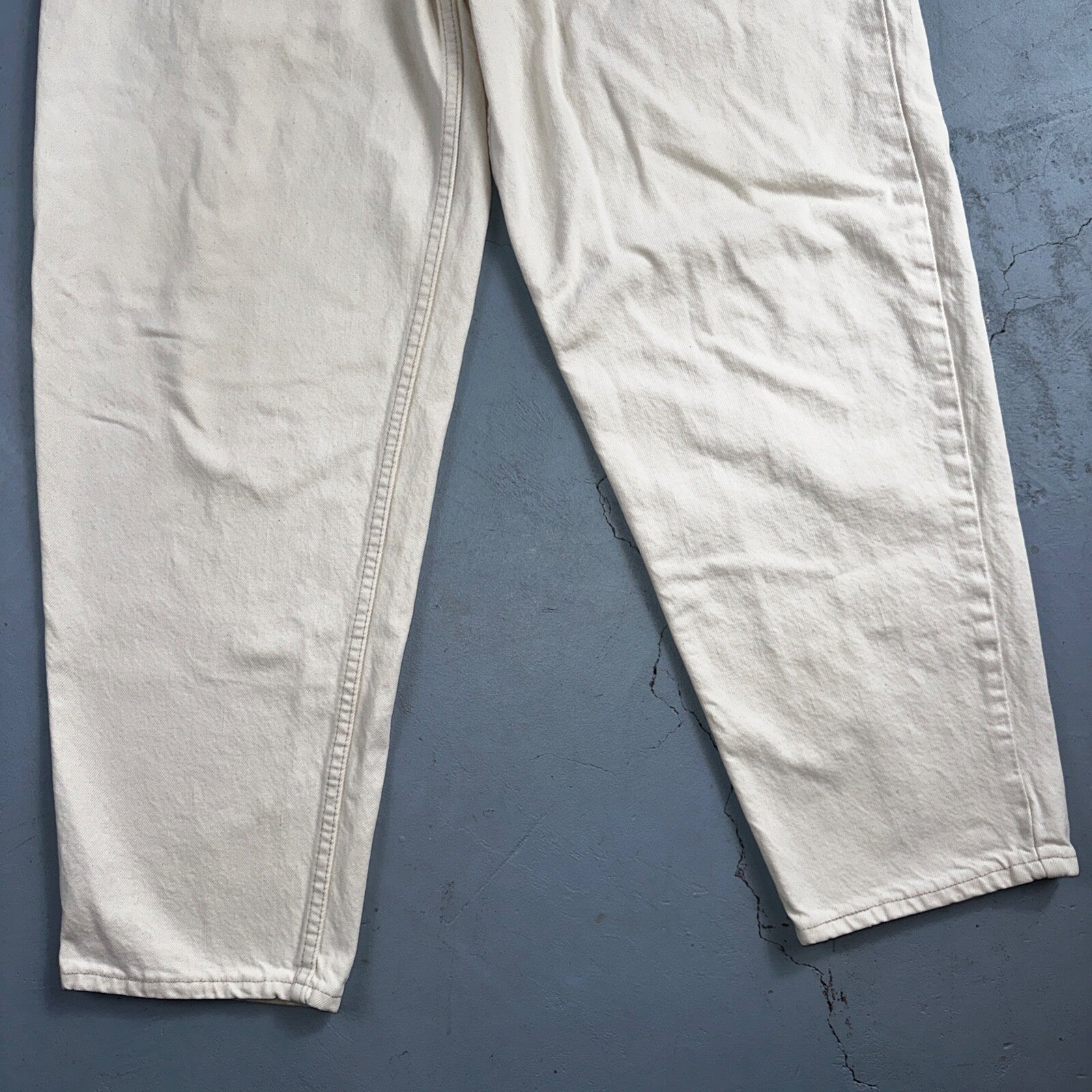 Levis SilverTab Vintage USA 90s Baggy Denim Jeans White Silver 34x30 Act 32x29