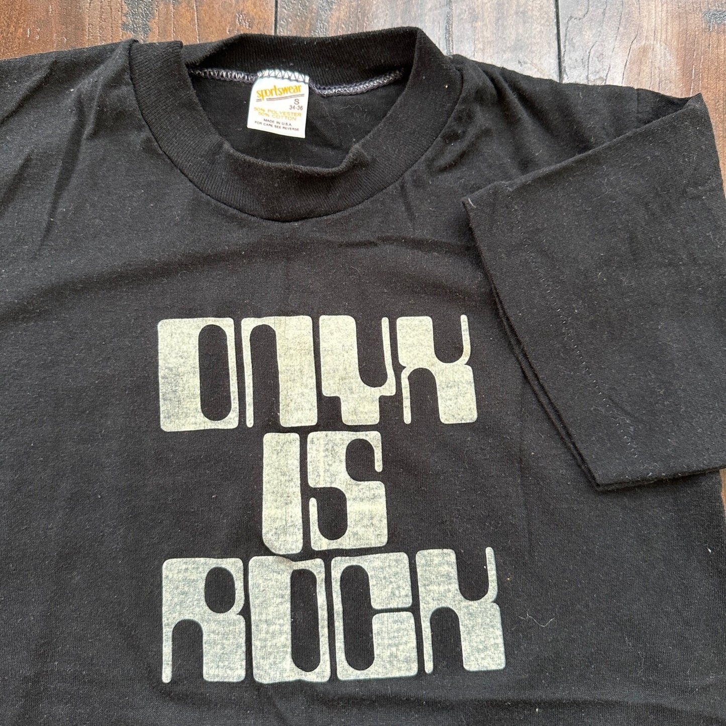 ONYX is Rock 1970s Vintage T Shirt Heavy Metal Music Funny Humor 70s Stones