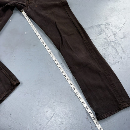 Levis 501 Vintage Y2K 90s XX Straight Leg Jeans Gray Light Wash 28x30 Act 27x28