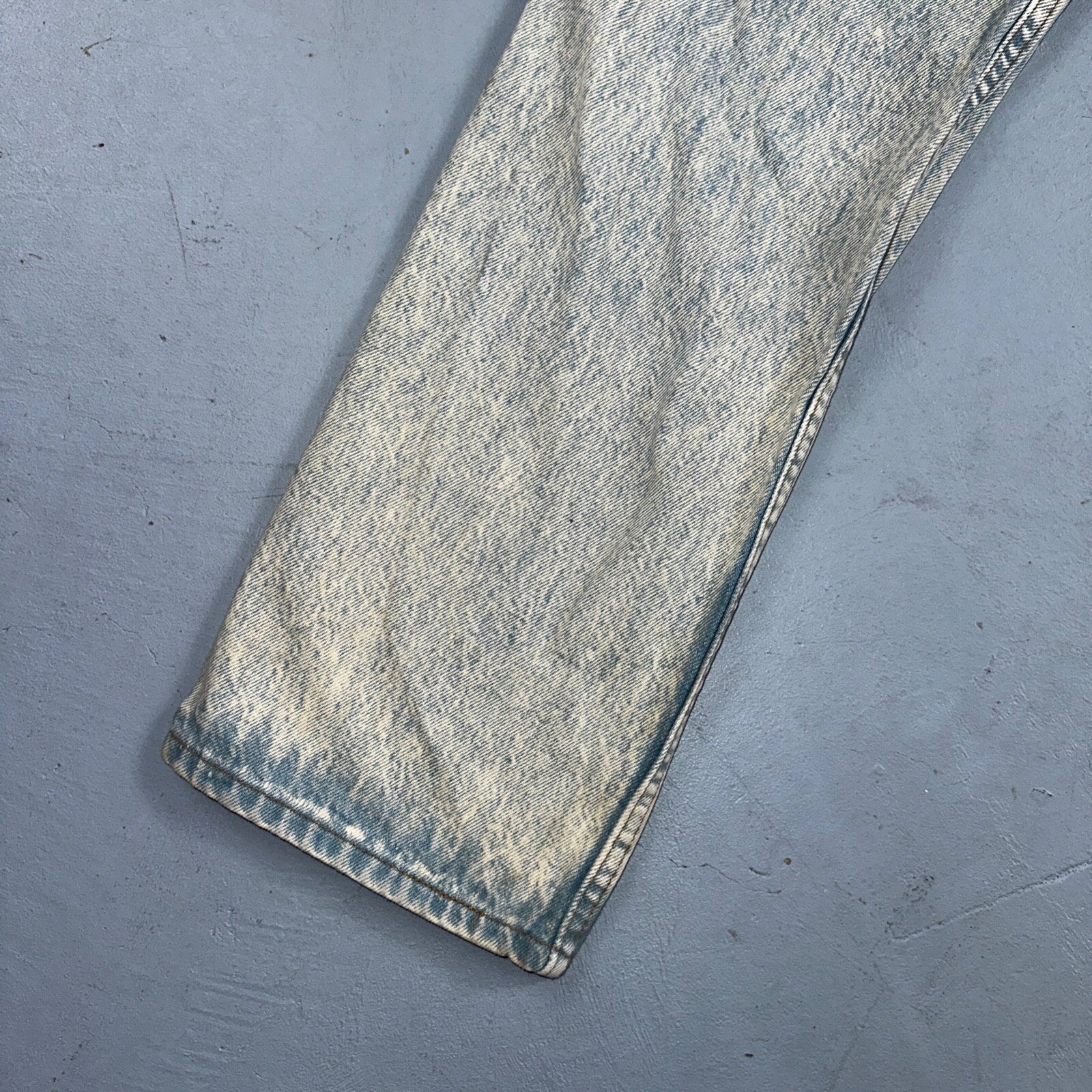 Levis 501 Vintage 90s USA XX Straight Leg Jeans Blue Light Wash 30x34 Act 27x34