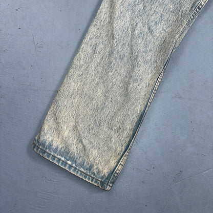 Levis 501 Vintage 90s USA XX Straight Leg Jeans Blue Light Wash 30x34 Act 27x34