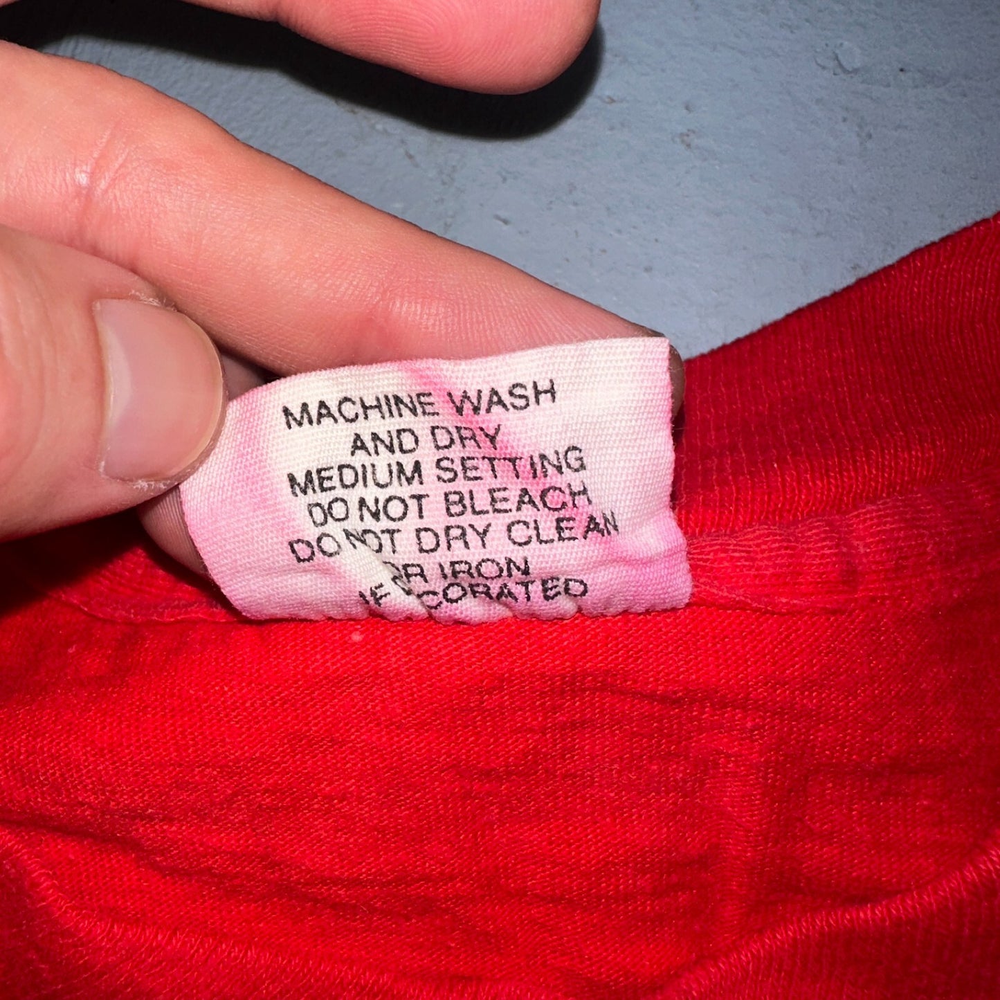 Eagles USA Hanes 1970s VTG T Shirt 70s Red Graphic Single Stitch Band Rock Large