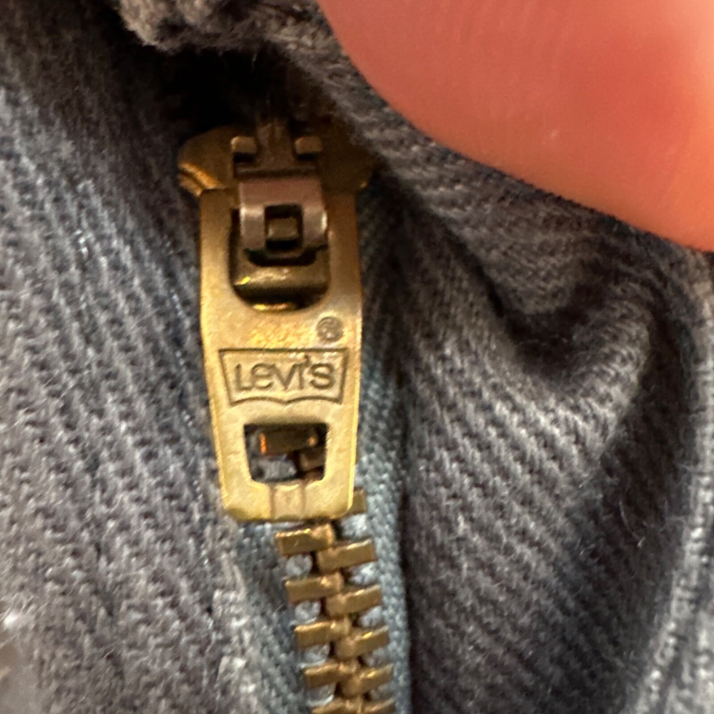 Vintage 1980s Levis 517 Men's Black Tab Jeans Size 34x31 Ac 33x32 Gray