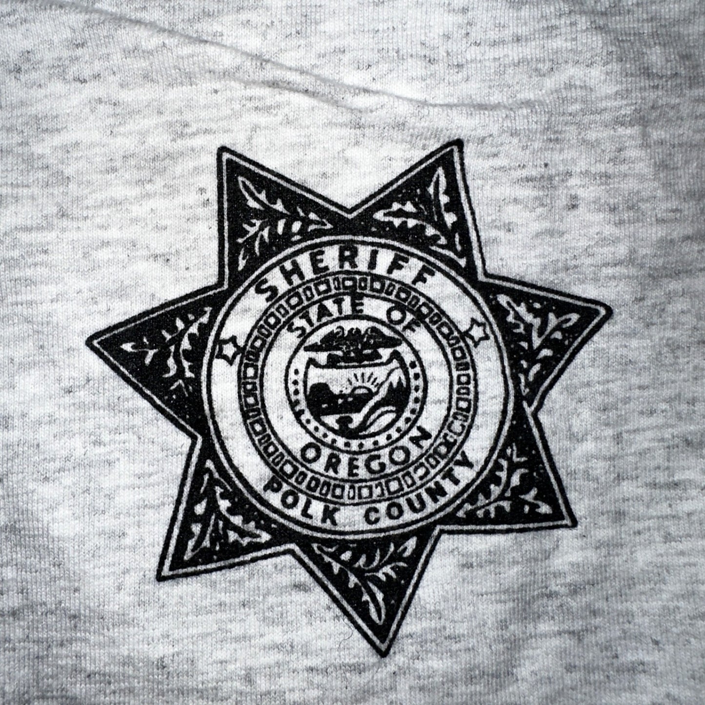 Polk County Sheriffs Bed Breakfast Funny VTG T Shirt 90s JERZEES Prison Police