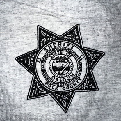 Polk County Sheriffs Bed Breakfast Funny VTG T Shirt 90s JERZEES Prison Police