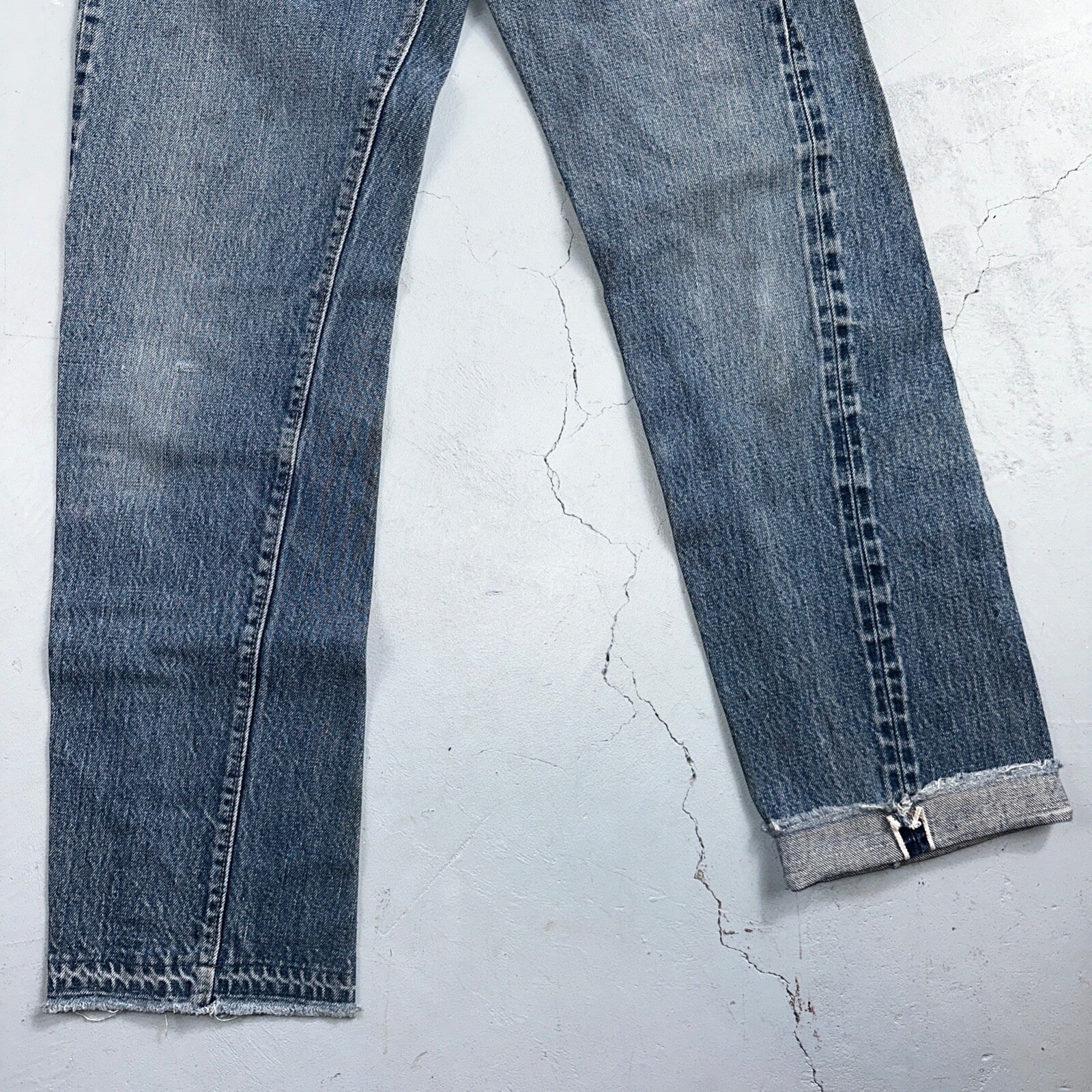 Levis 501 VTG 70s SS Redline Selvedge Jeans XX Med Wash 29x33 Act 26x29