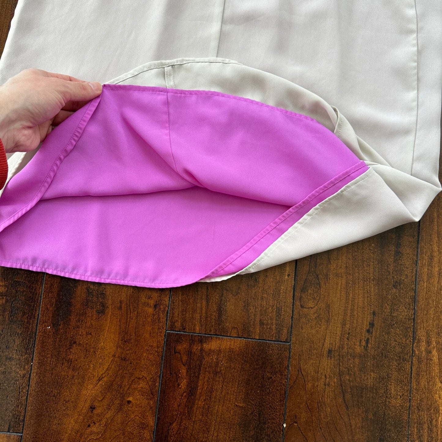 Reversible Womens Simple Beige Purple Dressy Tank Size M Cute Sexy Summer Vibe