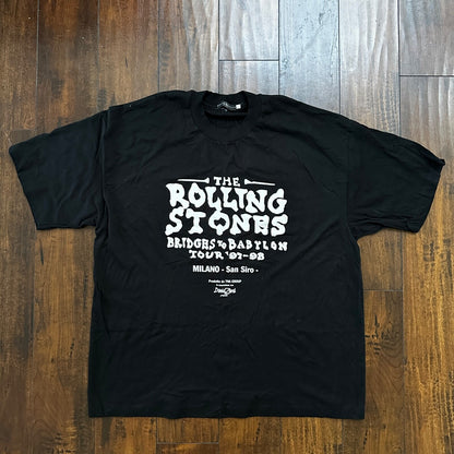 Rolling Stones Tour Bridges To Babyl VTG T Shirt Belfe Music Rock 90s 1998