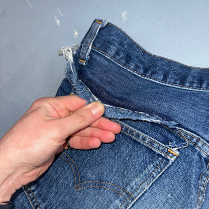 Levis 746 Vintage 70s USA Orange Tab Bootcut Flare Blue Bell Bottom Jeans 29x26