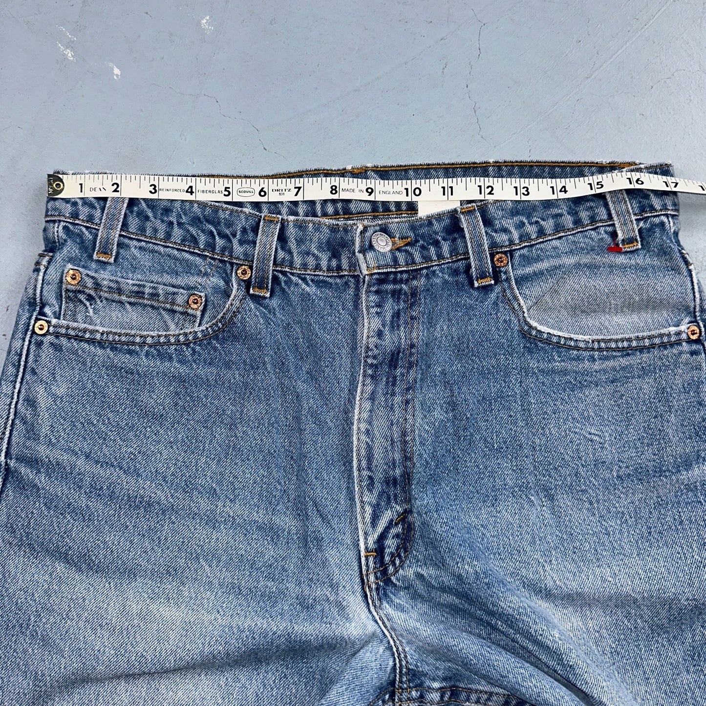 Levis 517 Jeans Mens 36x34 Black Denim Bootcut Red Tab USA Vintage 90s 34x32