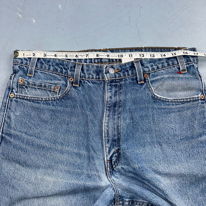 Levis 517 Jeans Mens 36x34 Black Denim Bootcut Red Tab USA Vintage 90s 34x32