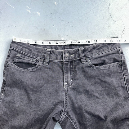 Prana Women's Size 2/26 Black Skinny Dark Wash Cotton Blend Stretch Denim Jeans