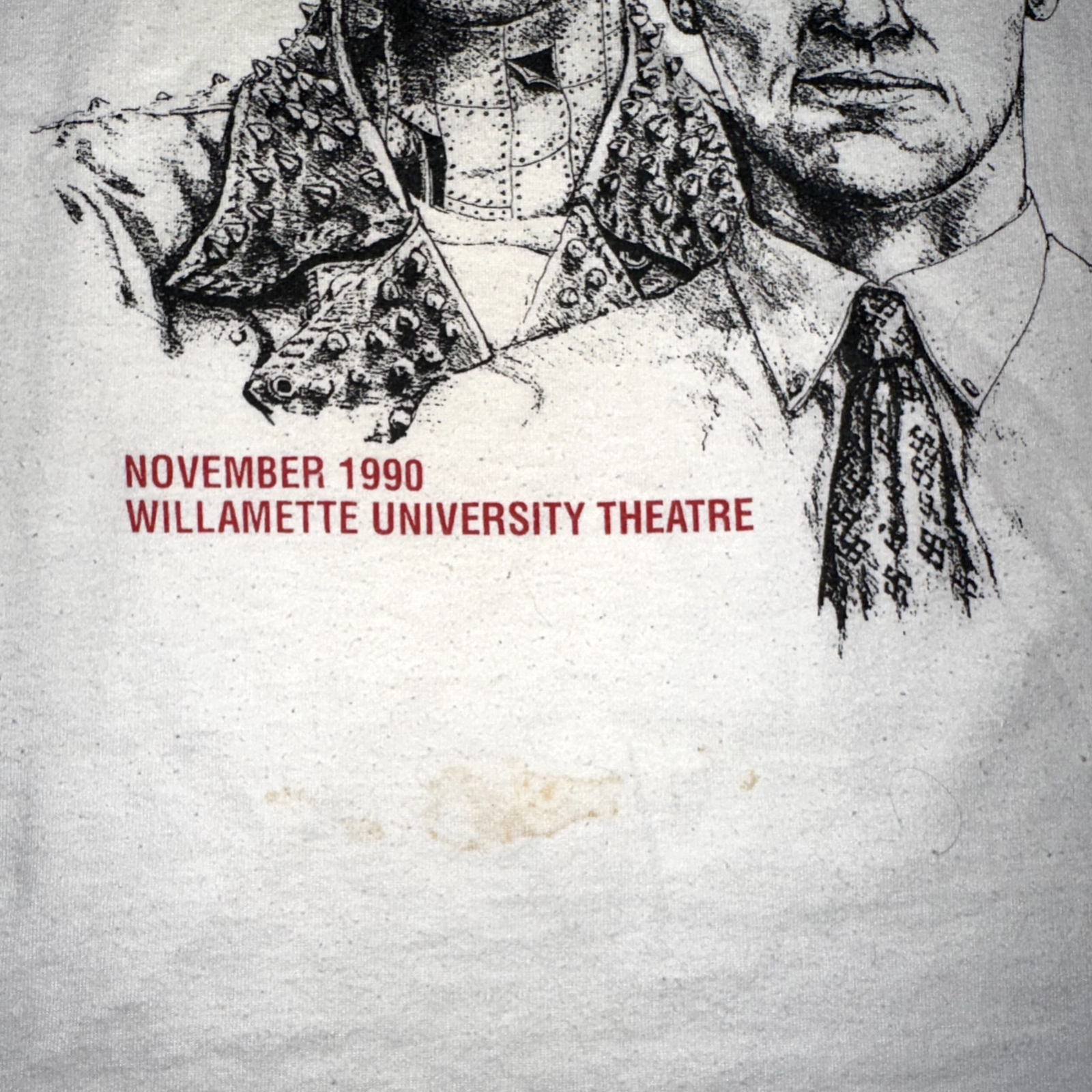 Gods County Vintage T Shirt Willamette University Salem Oregon Theatre Art 90s